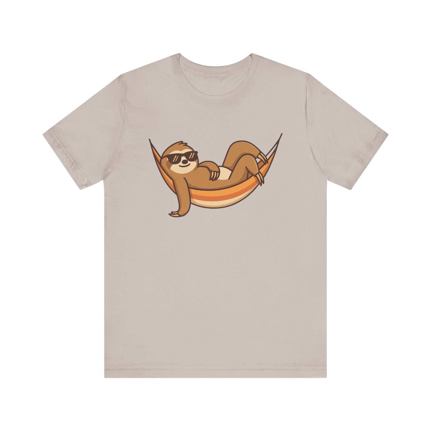 Sloth Tee - Sloth Hammock Chilling - Animal Lover Gift, Chill Sloth Tee, Comfy Sloth Shirt