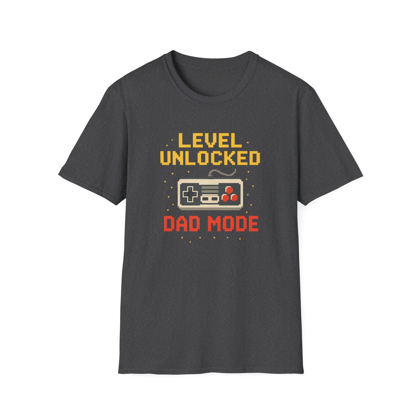 Gamer Dad T-Shirt - 8-bit style, Cool dad fashion, Dad