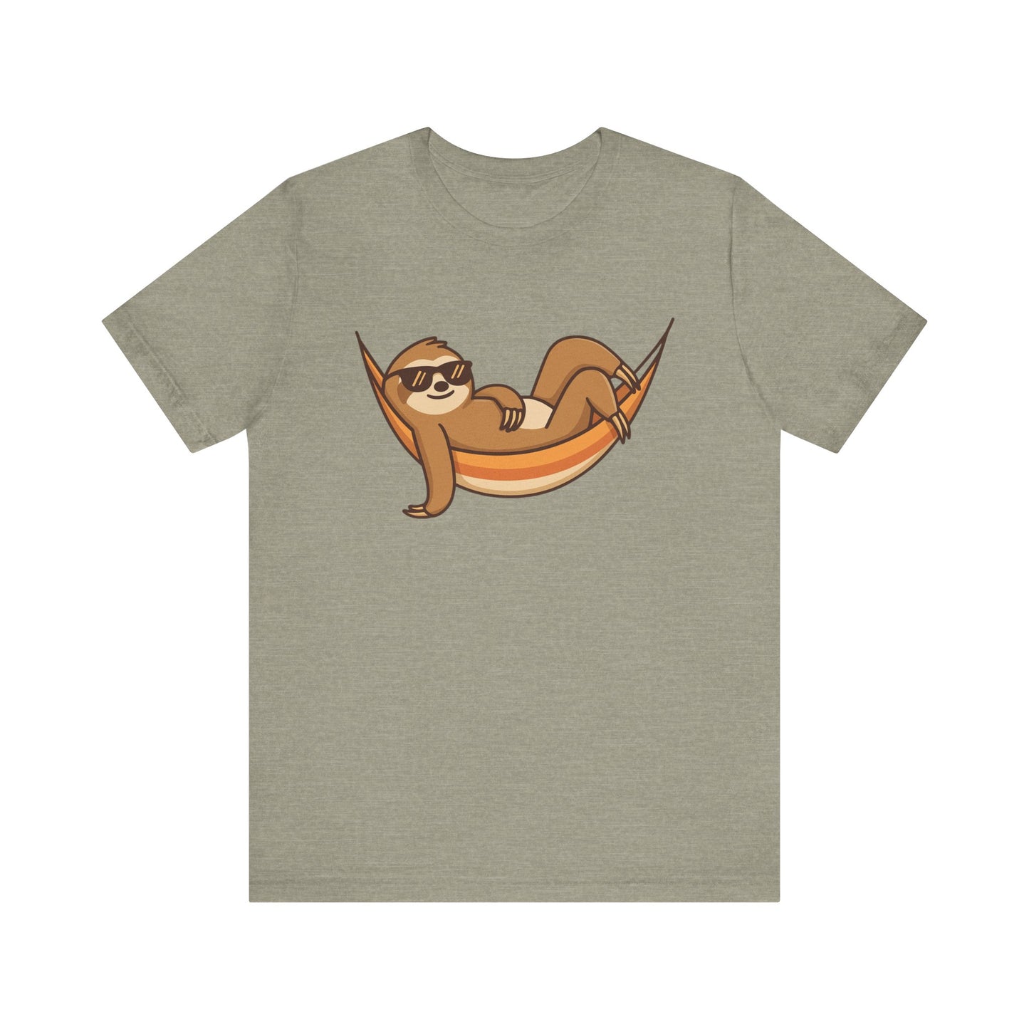 Sloth Tee - Sloth Hammock Chilling - Animal Lover Gift, Chill Sloth Tee, Comfy Sloth Shirt