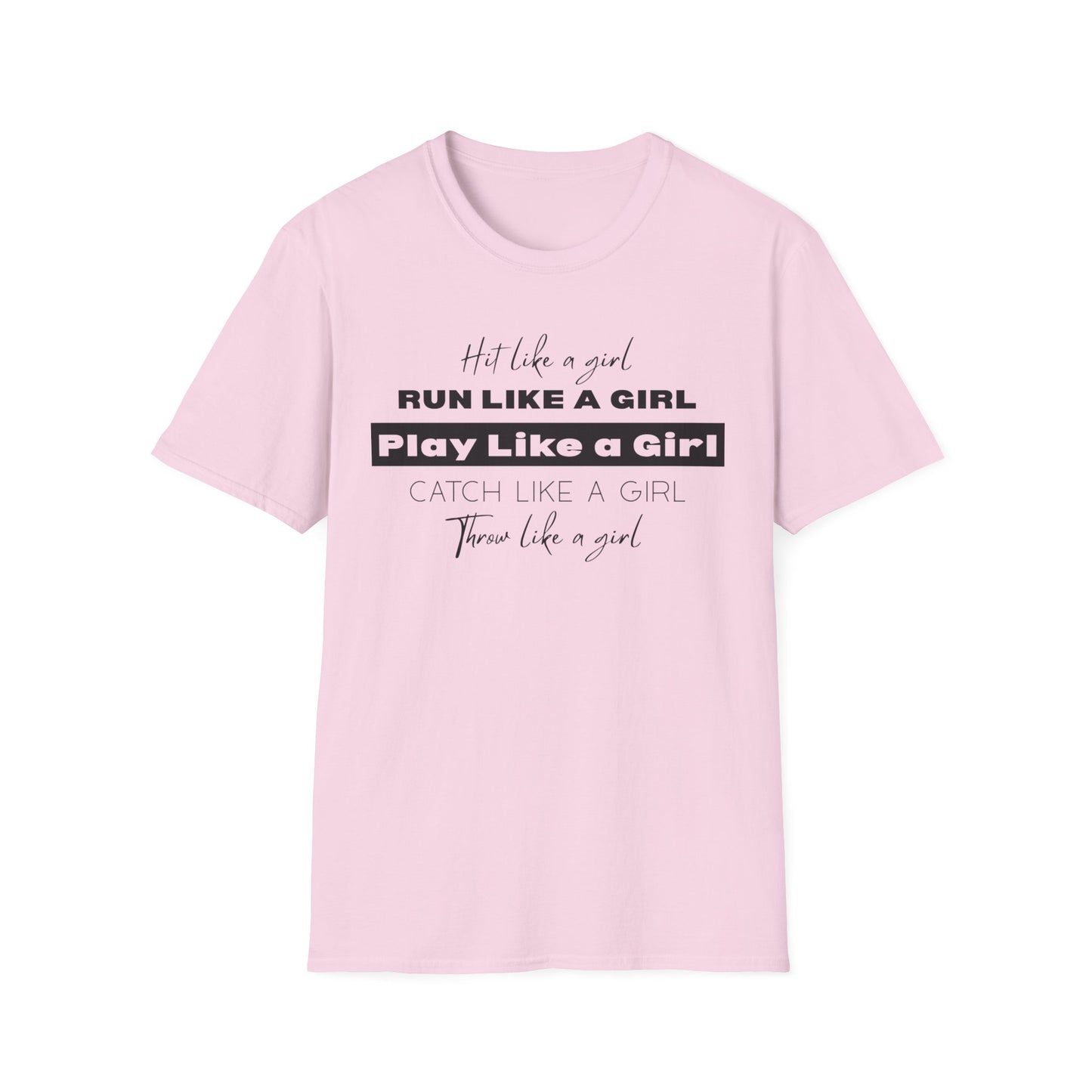 Hit Like a Girl Design - Empowerment T-Shirt - Athletic vibes, Empowering shirt, Feminism pride