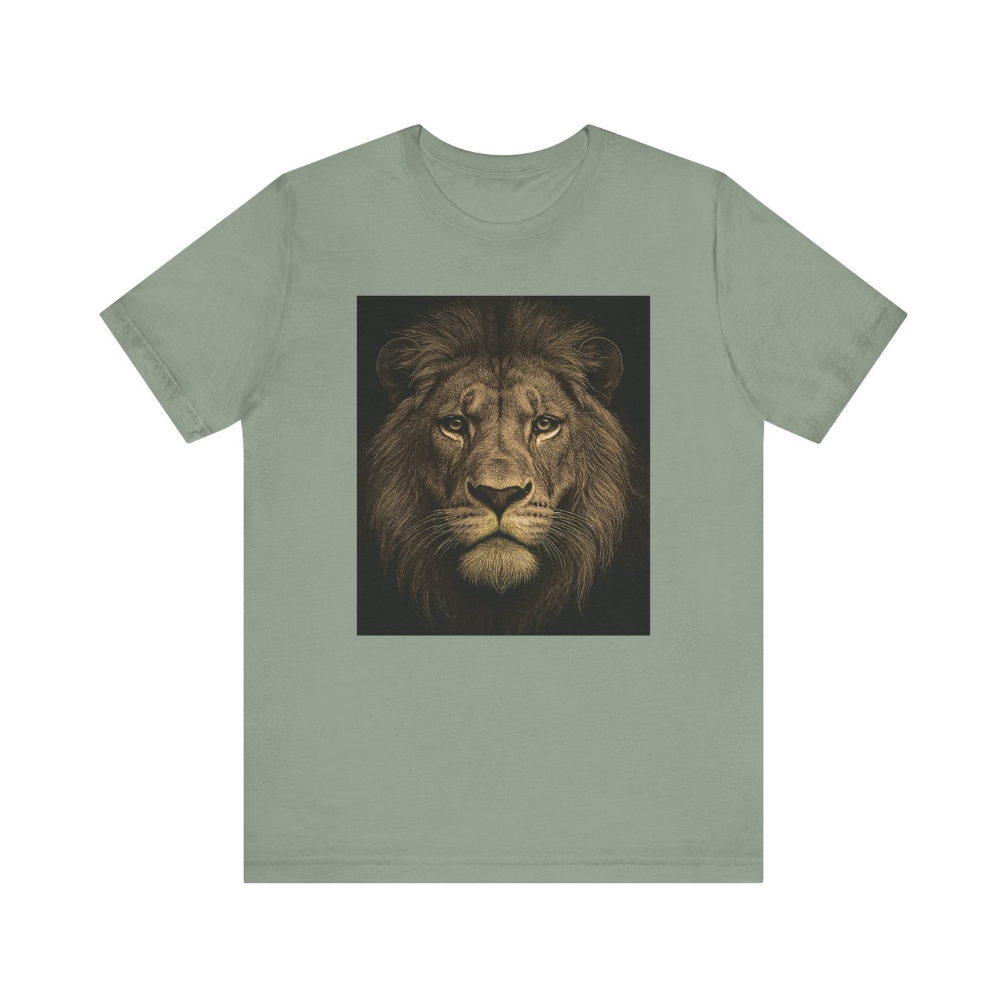 Lion Head Tee - Animal Print, Cool Tee, Gift for Her
