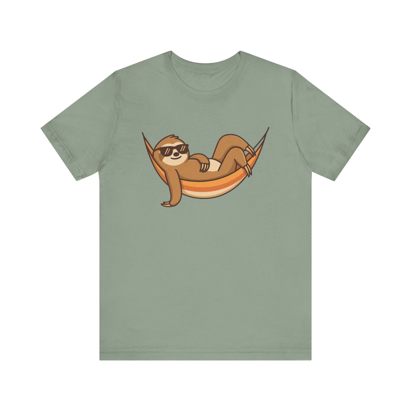 Sloth Tee - Sloth Hammock Chilling - Animal Lover Gift, Chill Sloth Tee, Comfy Sloth Shirt
