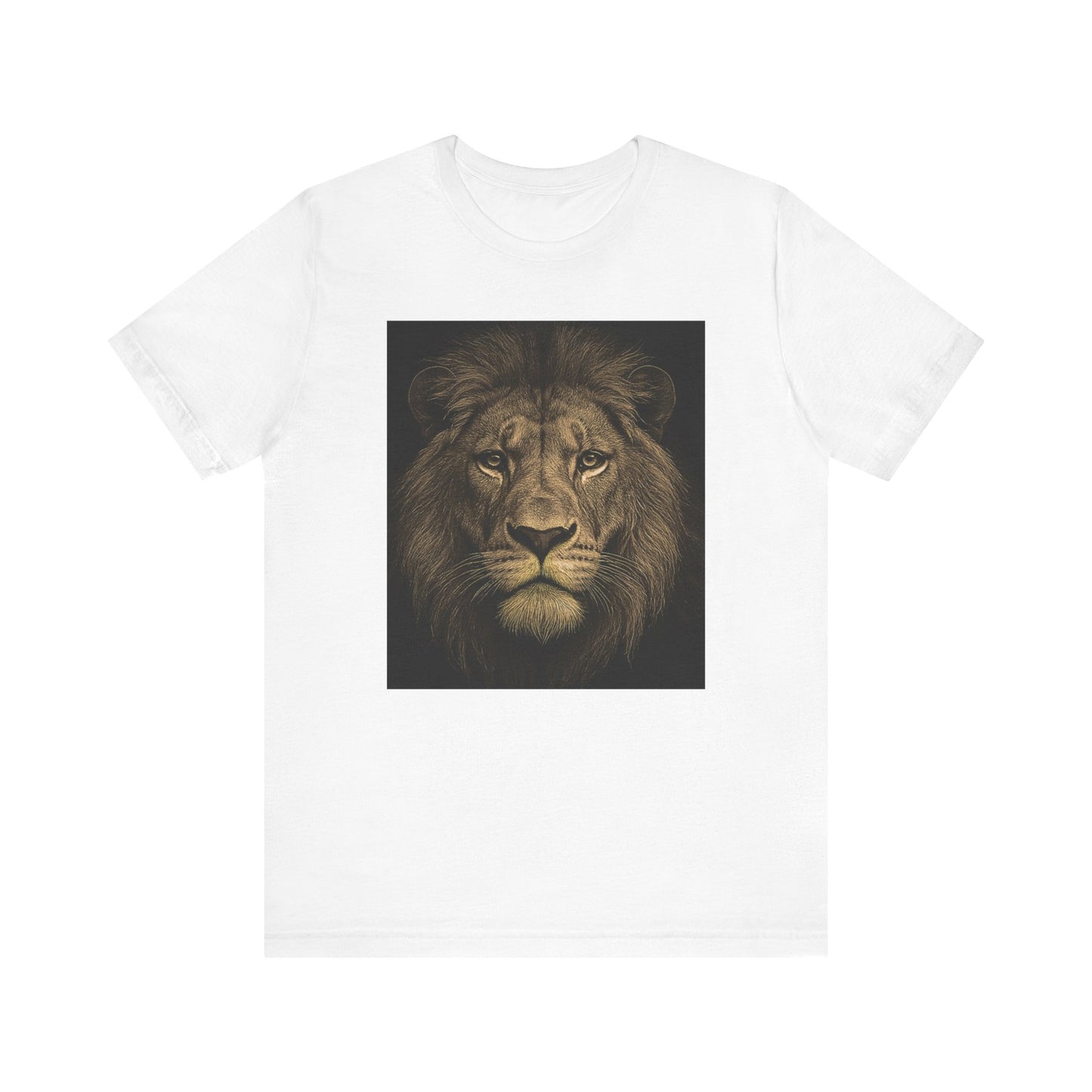 Lion Head Tee - Animal Print, Cool Tee, Gift for Her