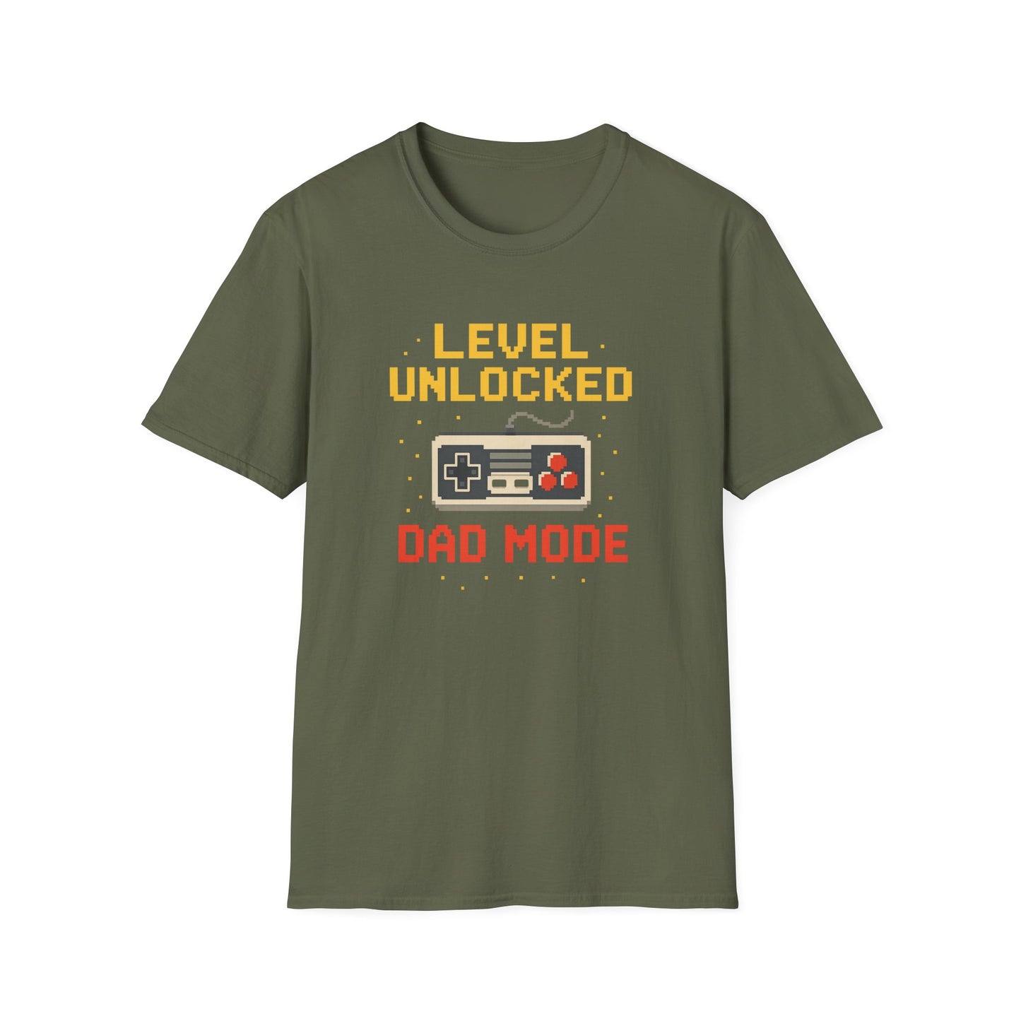 Gamer Dad T-Shirt - 8-bit style, Cool dad fashion, Dad