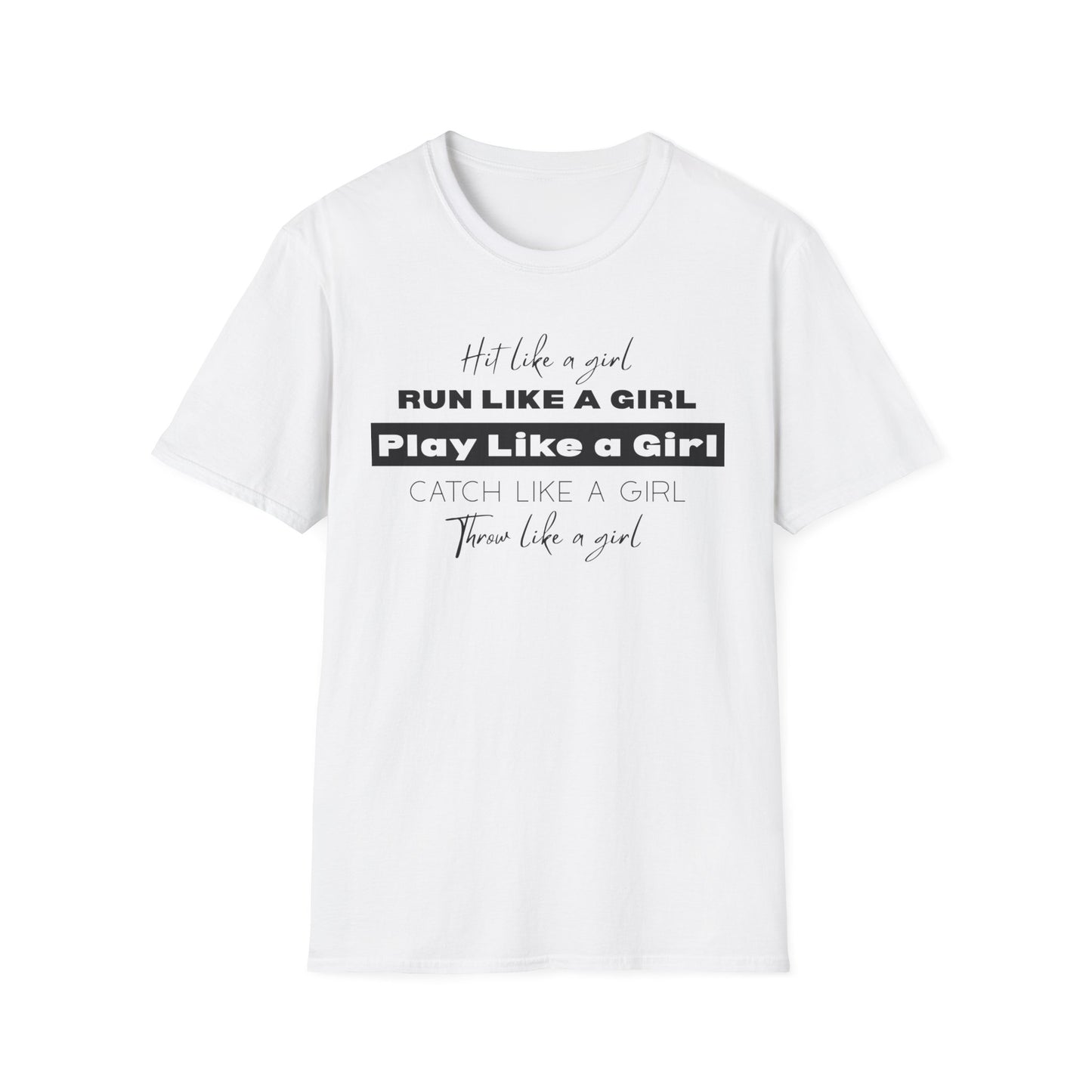 Hit Like a Girl Design - Empowerment T-Shirt - Athletic vibes, Empowering shirt, Feminism pride