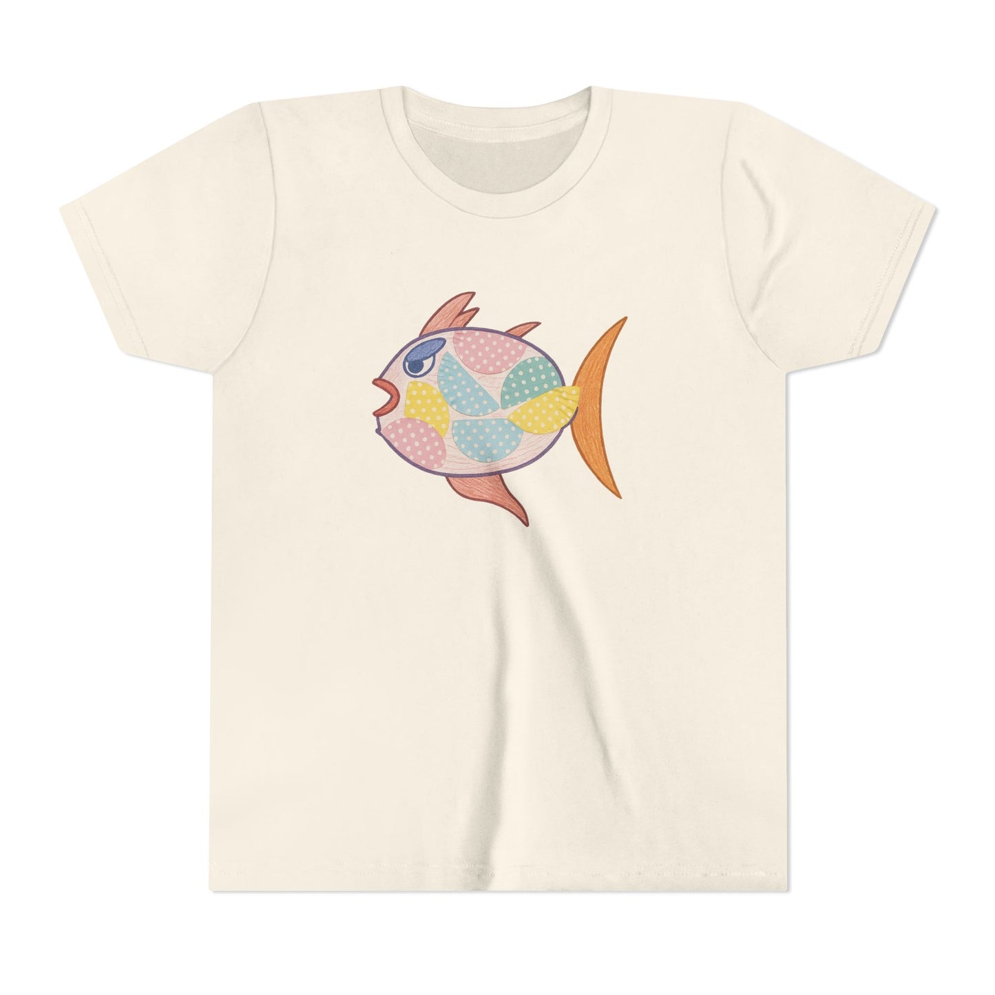 Kids Fish Graphic Tee - beach vibes, children clothing, fish graphic