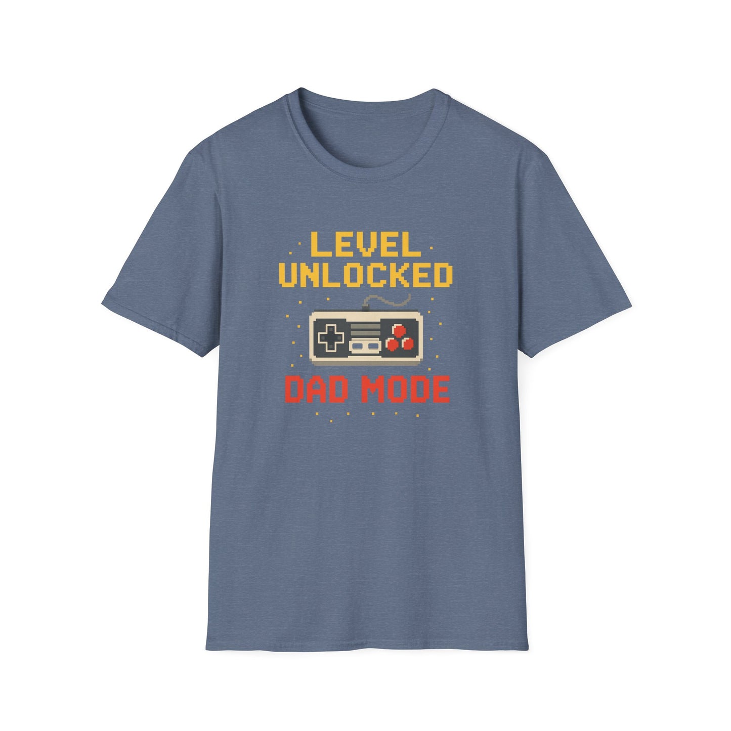 Gamer Dad T-Shirt - 8-bit style, Cool dad fashion, Dad