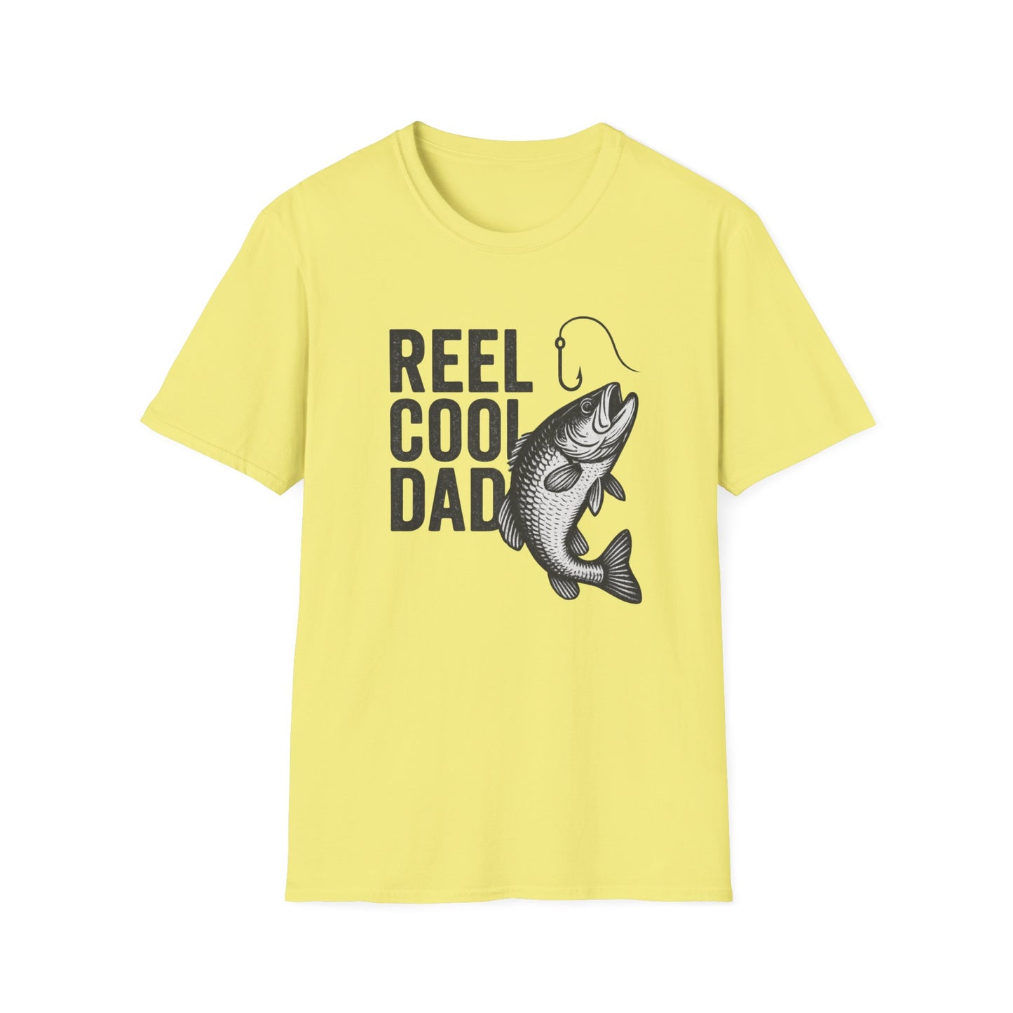 Reel Cool Dad Fishing T-Shirt, Father's Day Gift, Fishing Lover Shirt, Casual Tee for Dads, Outdoor Apparel - casual graphic tee, cool dad tee, Dad