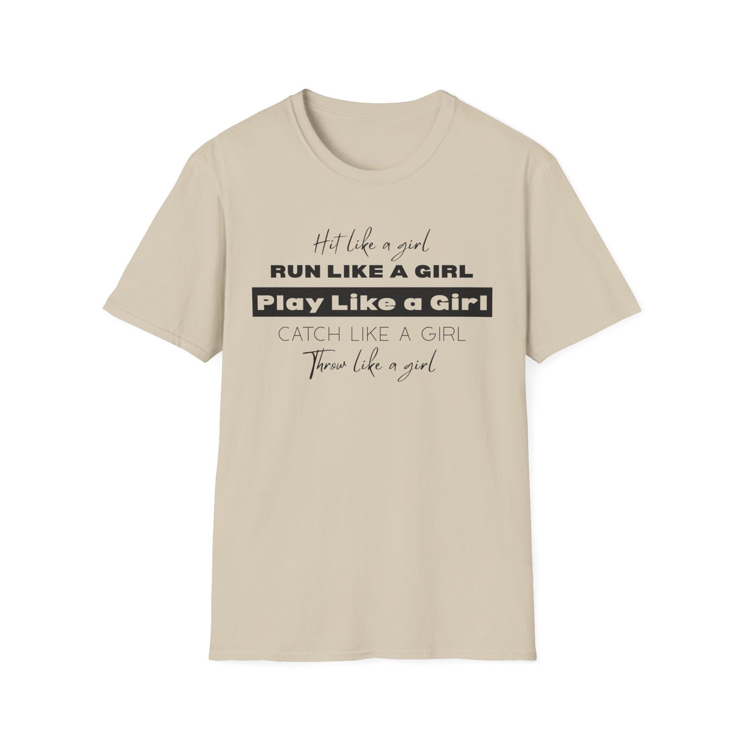 Hit Like a Girl Design - Empowerment T-Shirt - Athletic vibes, Empowering shirt, Feminism pride