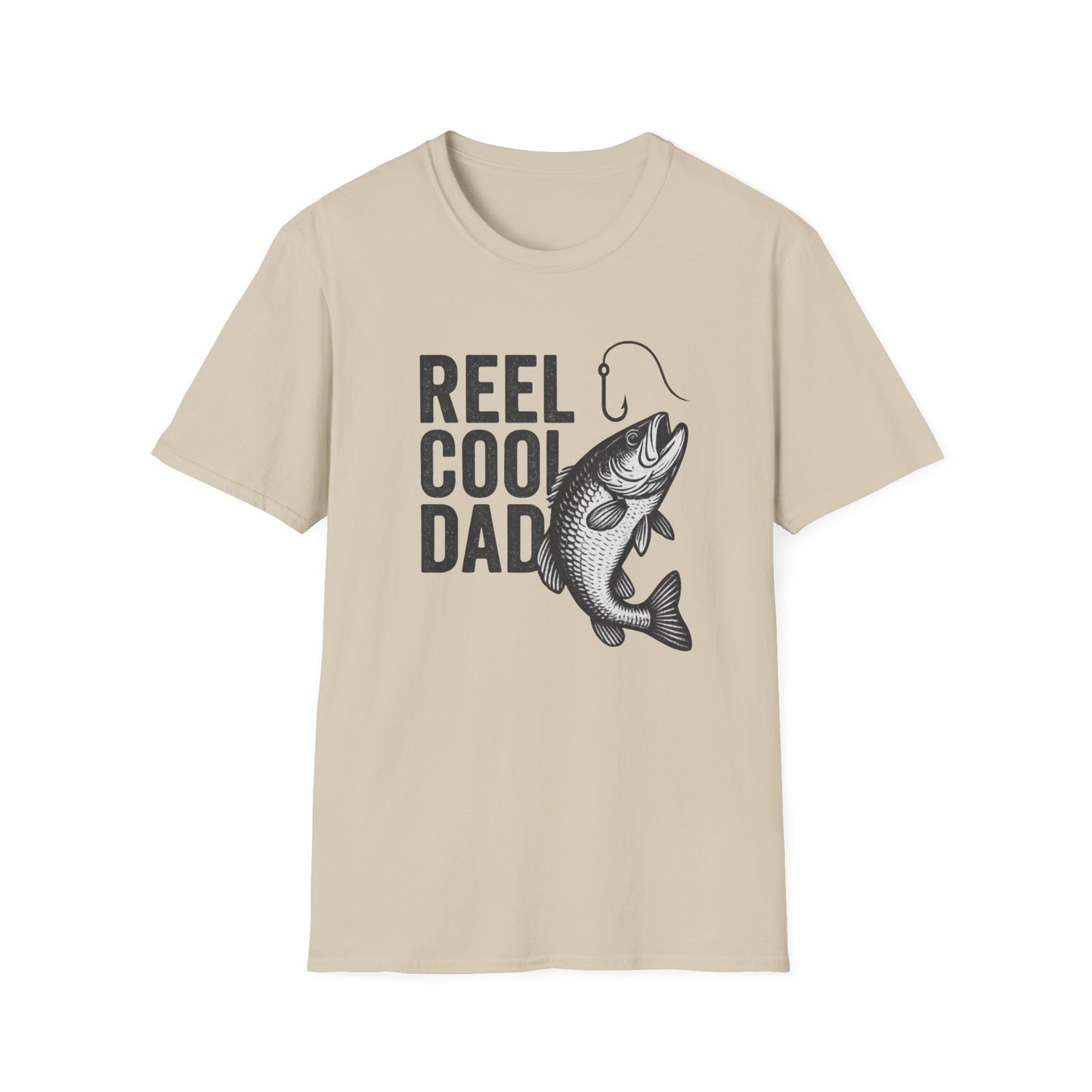 Reel Cool Dad Fishing T-Shirt, Father's Day Gift, Fishing Lover Shirt, Casual Tee for Dads, Outdoor Apparel - casual graphic tee, cool dad tee, Dad