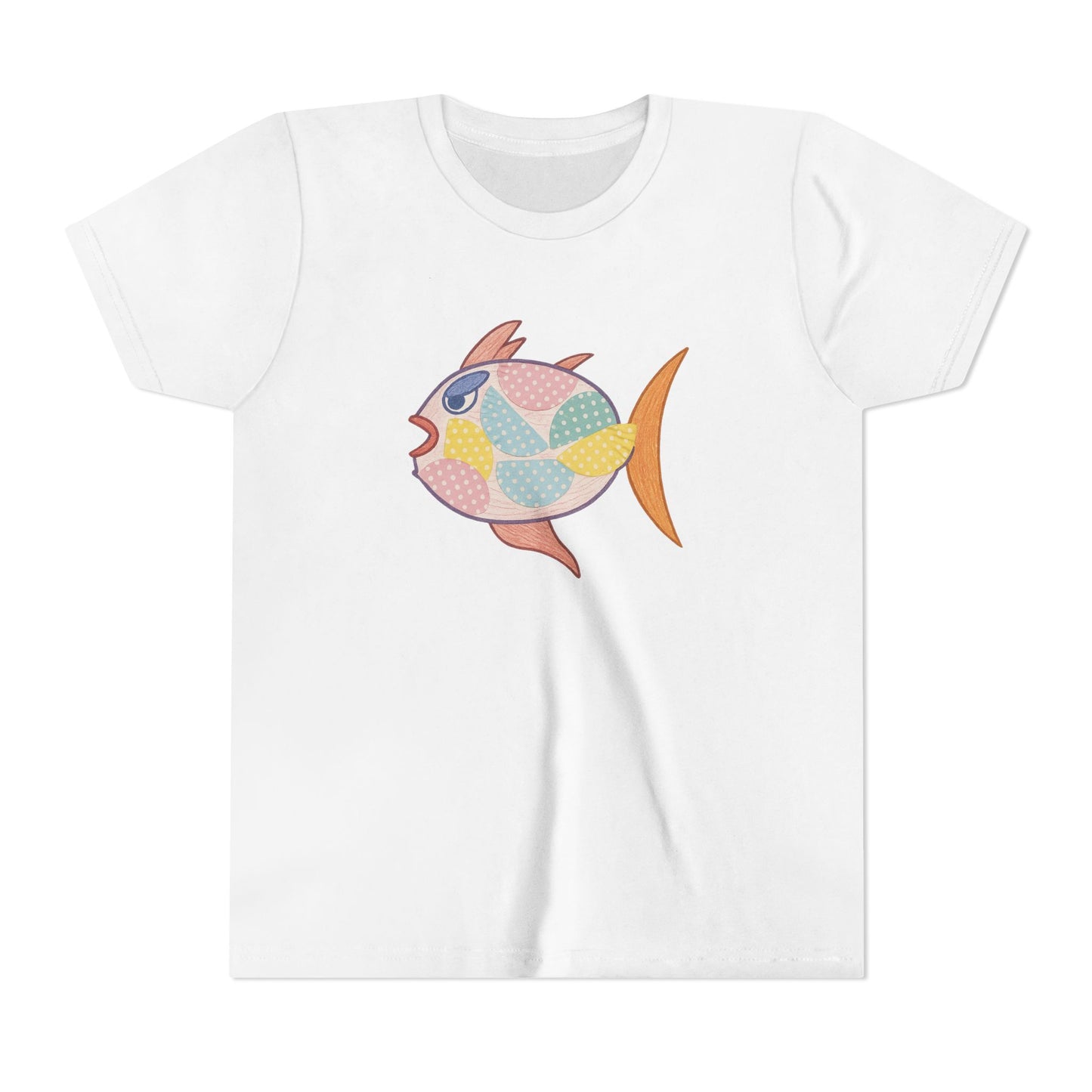 Kids Fish Graphic Tee - beach vibes, children clothing, fish graphic