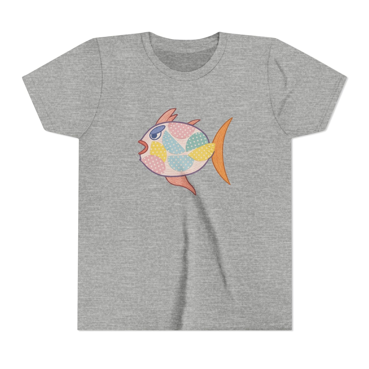 Kids Fish Graphic Tee - beach vibes, children clothing, fish graphic