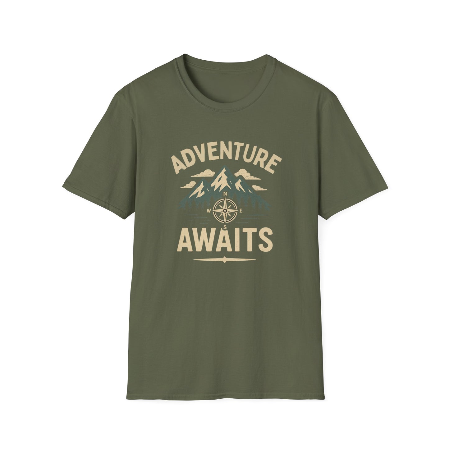 Adventure Awaits T-Shirt - Adventure Awaits, Adventure Seeker, Camping Apparel