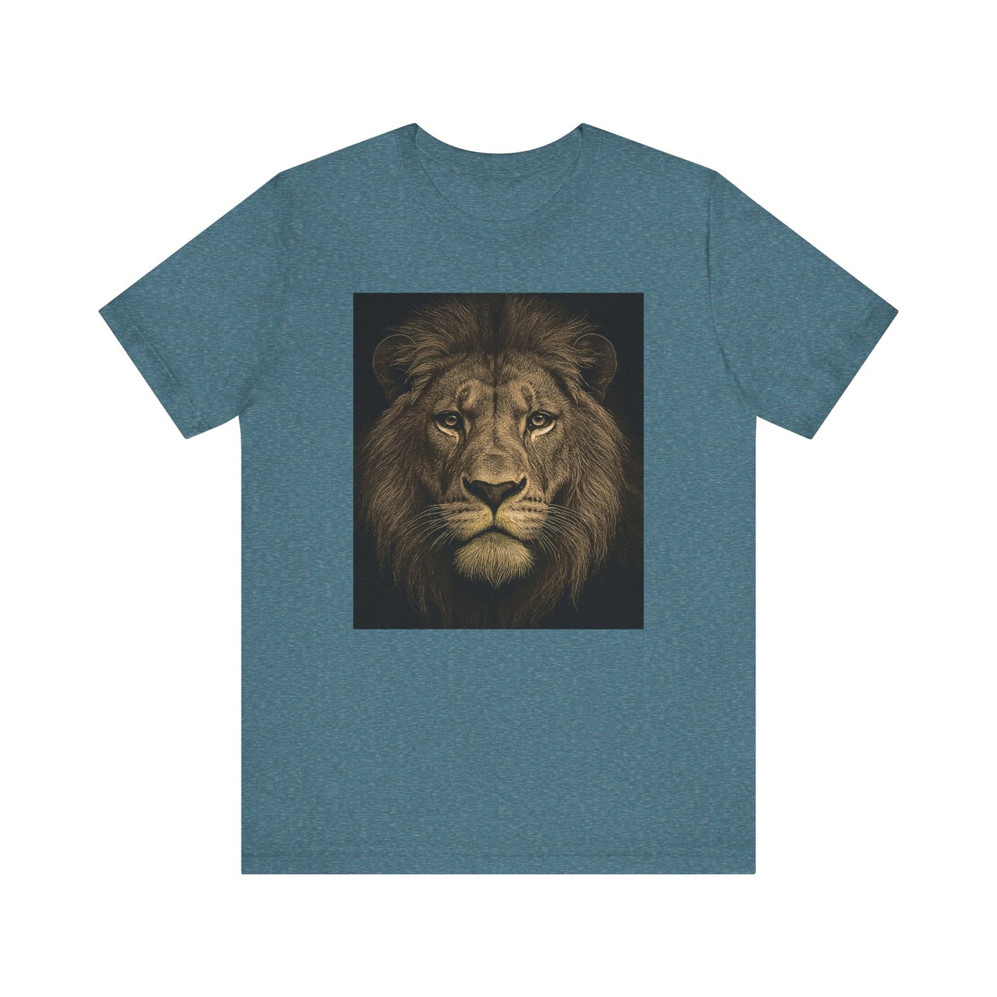 Lion Head Tee - Animal Print, Cool Tee, Gift for Her