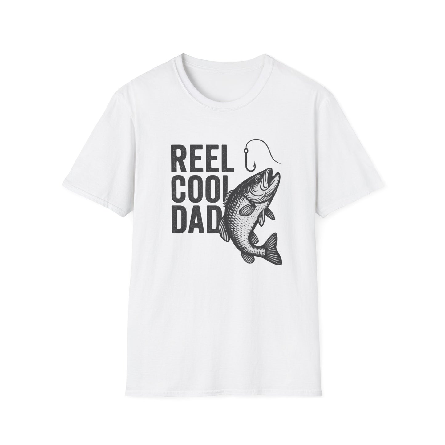 Reel Cool Dad Fishing T-Shirt, Father's Day Gift, Fishing Lover Shirt, Casual Tee for Dads, Outdoor Apparel - casual graphic tee, cool dad tee, Dad