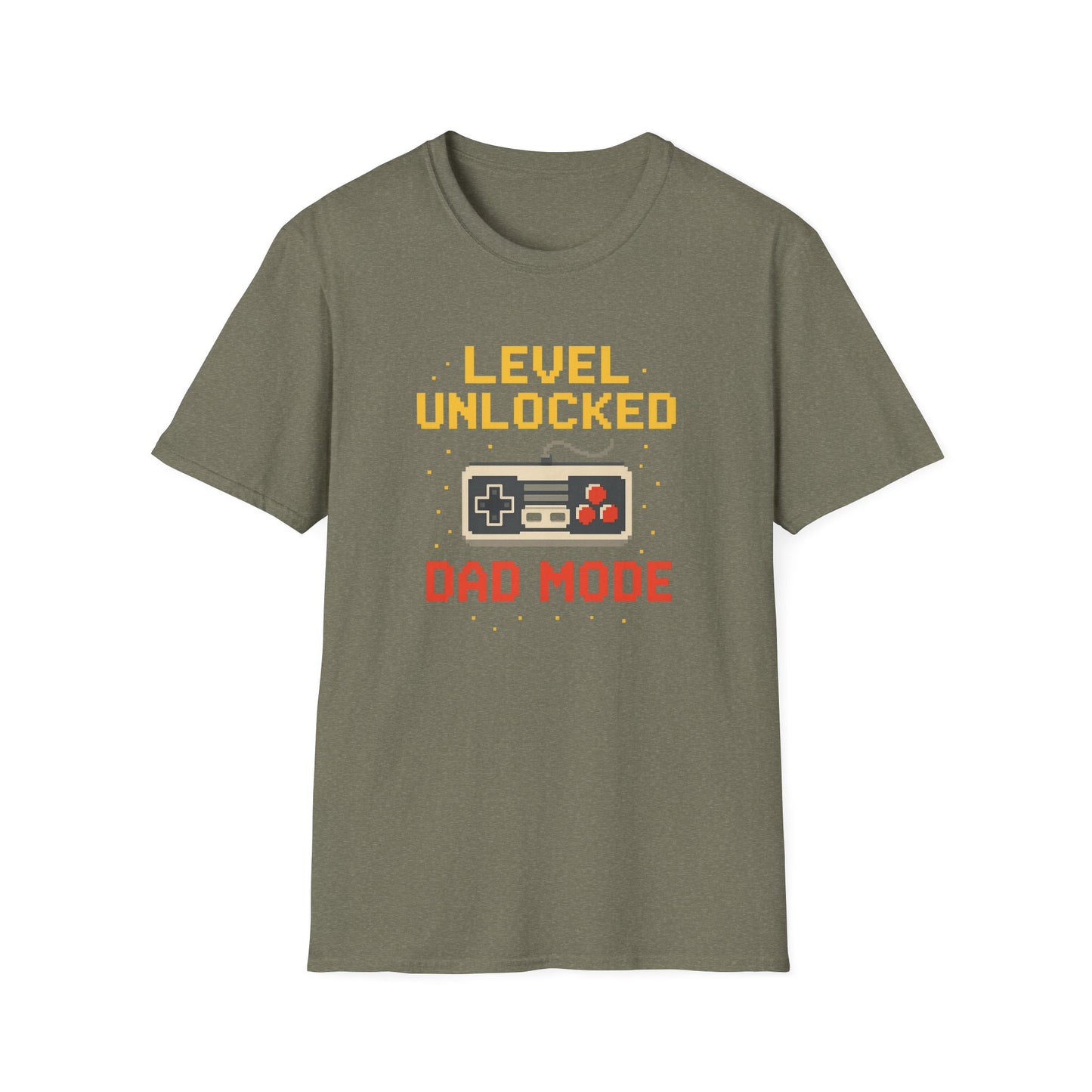 Gamer Dad T-Shirt - 8-bit style, Cool dad fashion, Dad