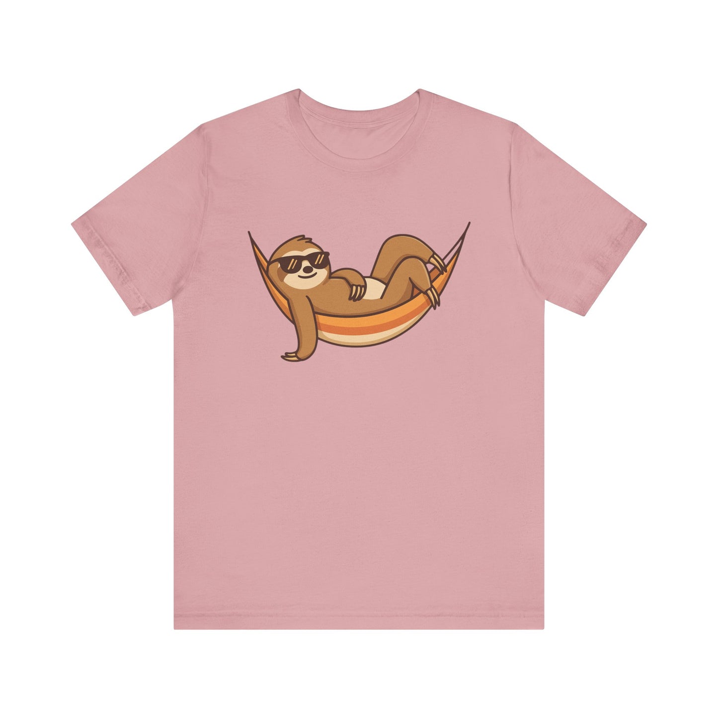 Sloth Tee - Sloth Hammock Chilling - Animal Lover Gift, Chill Sloth Tee, Comfy Sloth Shirt