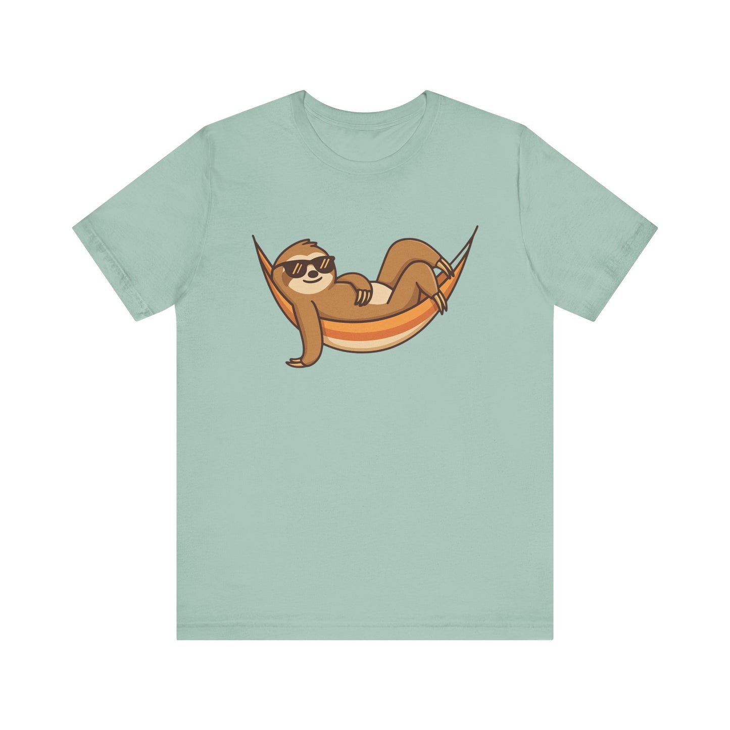 Sloth Tee - Sloth Hammock Chilling - Animal Lover Gift, Chill Sloth Tee, Comfy Sloth Shirt