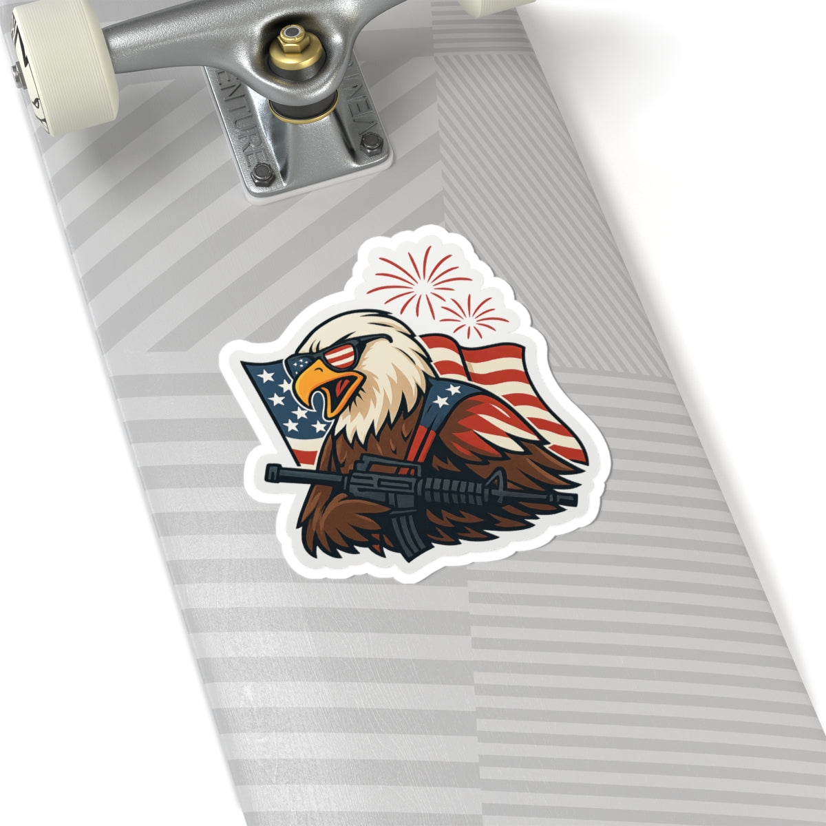 Patriotic Sticker Set - Eagle, Flag, Gun Kiss-Cut Stickers - American Eagle, American Pride Decor, American Symbols