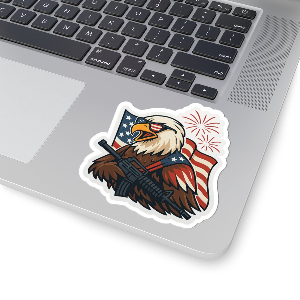 Patriotic Sticker Set - Eagle, Flag, Gun Kiss-Cut Stickers - American Eagle, American Pride Decor, American Symbols