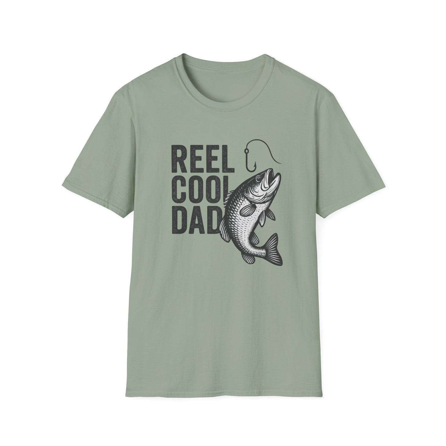 Reel Cool Dad Fishing T-Shirt, Father's Day Gift, Fishing Lover Shirt, Casual Tee for Dads, Outdoor Apparel - casual graphic tee, cool dad tee, Dad