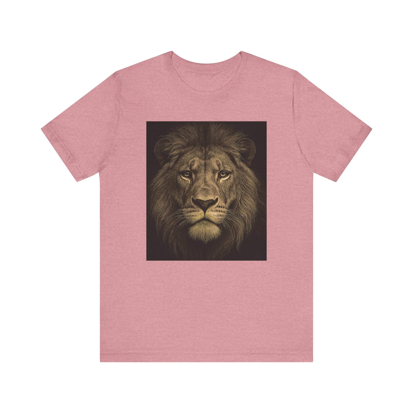 Lion Head Tee - Animal Print, Cool Tee, Gift for Her