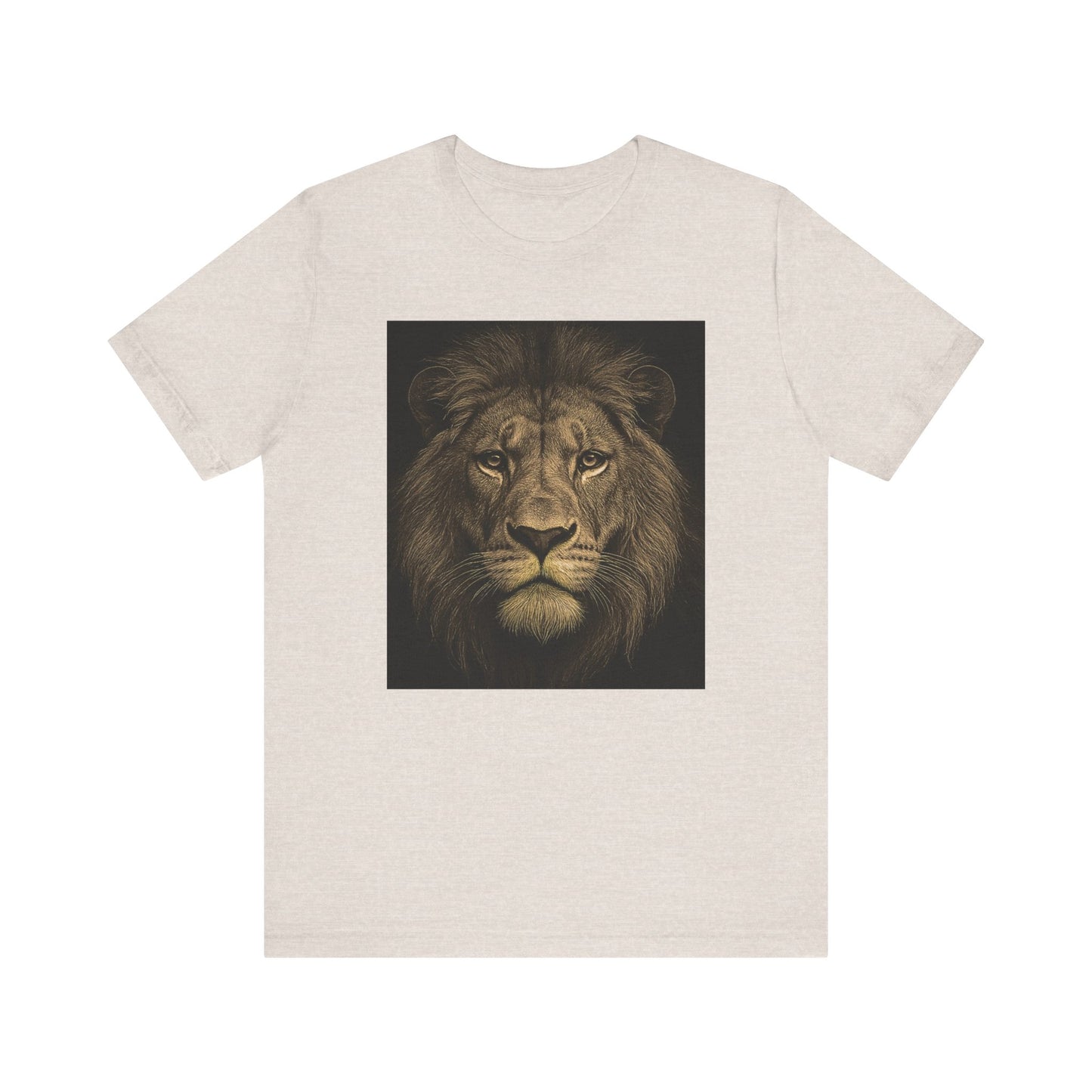 Lion Head Tee - Animal Print, Cool Tee, Gift for Her