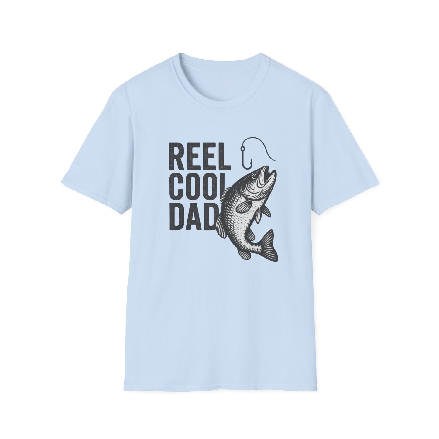 Reel Cool Dad Fishing T-Shirt, Father's Day Gift, Fishing Lover Shirt, Casual Tee for Dads, Outdoor Apparel - casual graphic tee, cool dad tee, Dad