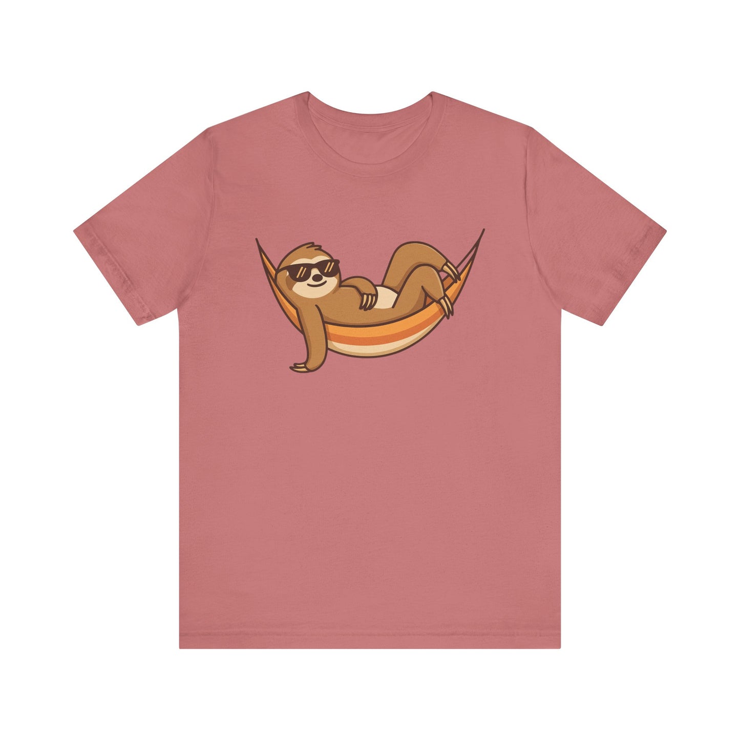 Sloth Tee - Sloth Hammock Chilling - Animal Lover Gift, Chill Sloth Tee, Comfy Sloth Shirt