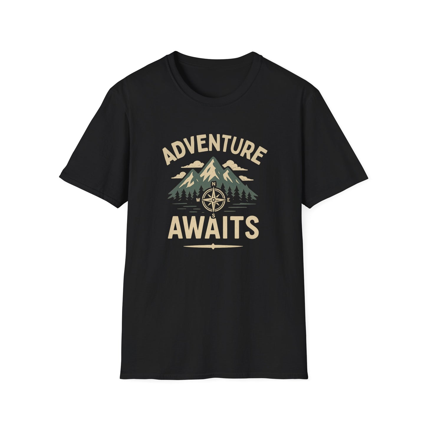 Adventure Awaits T-Shirt - Adventure Awaits, Adventure Seeker, Camping Apparel