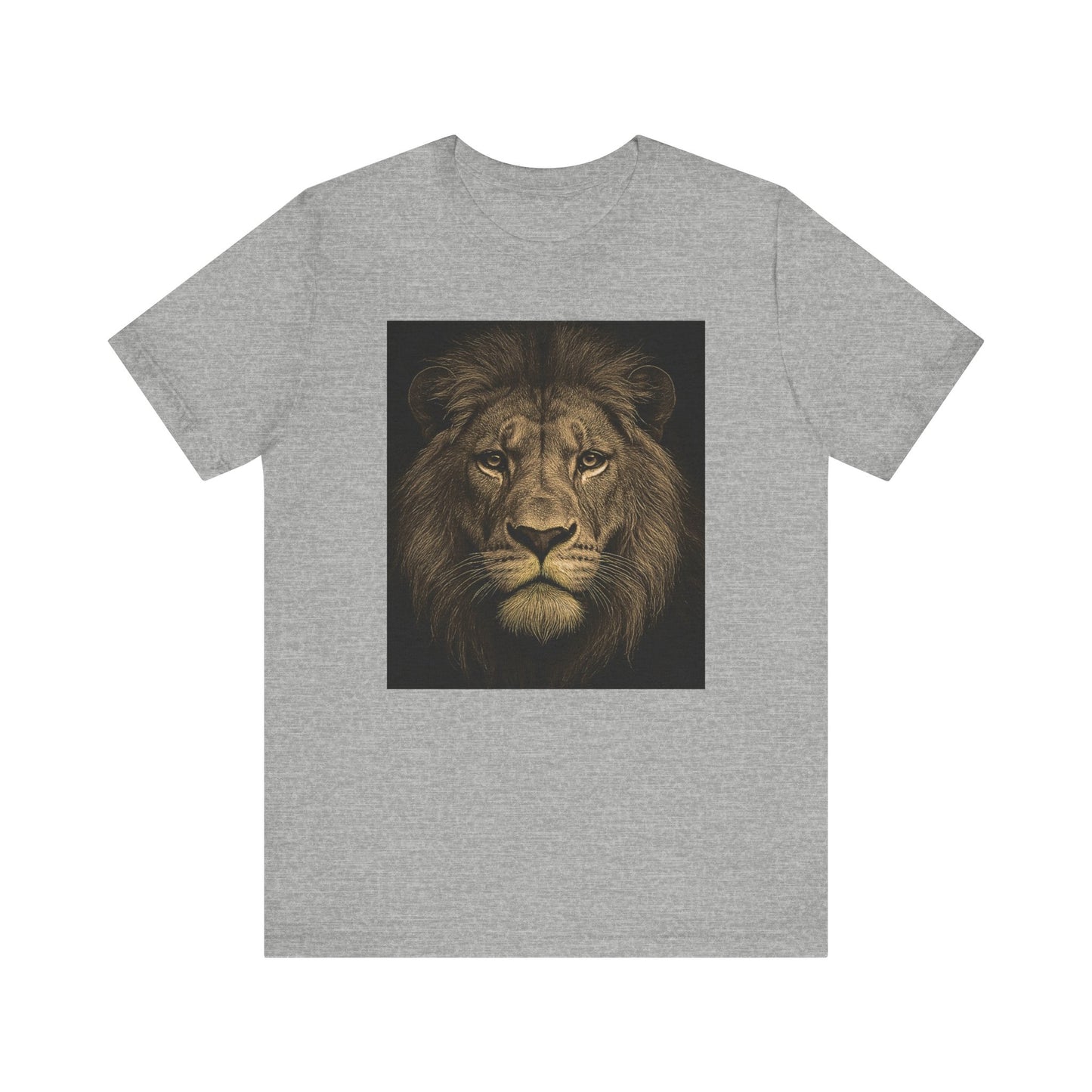 Lion Head Tee - Animal Print, Cool Tee, Gift for Her