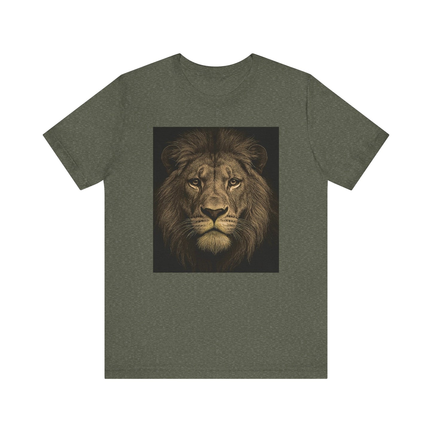 Lion Head Tee - Animal Print, Cool Tee, Gift for Her