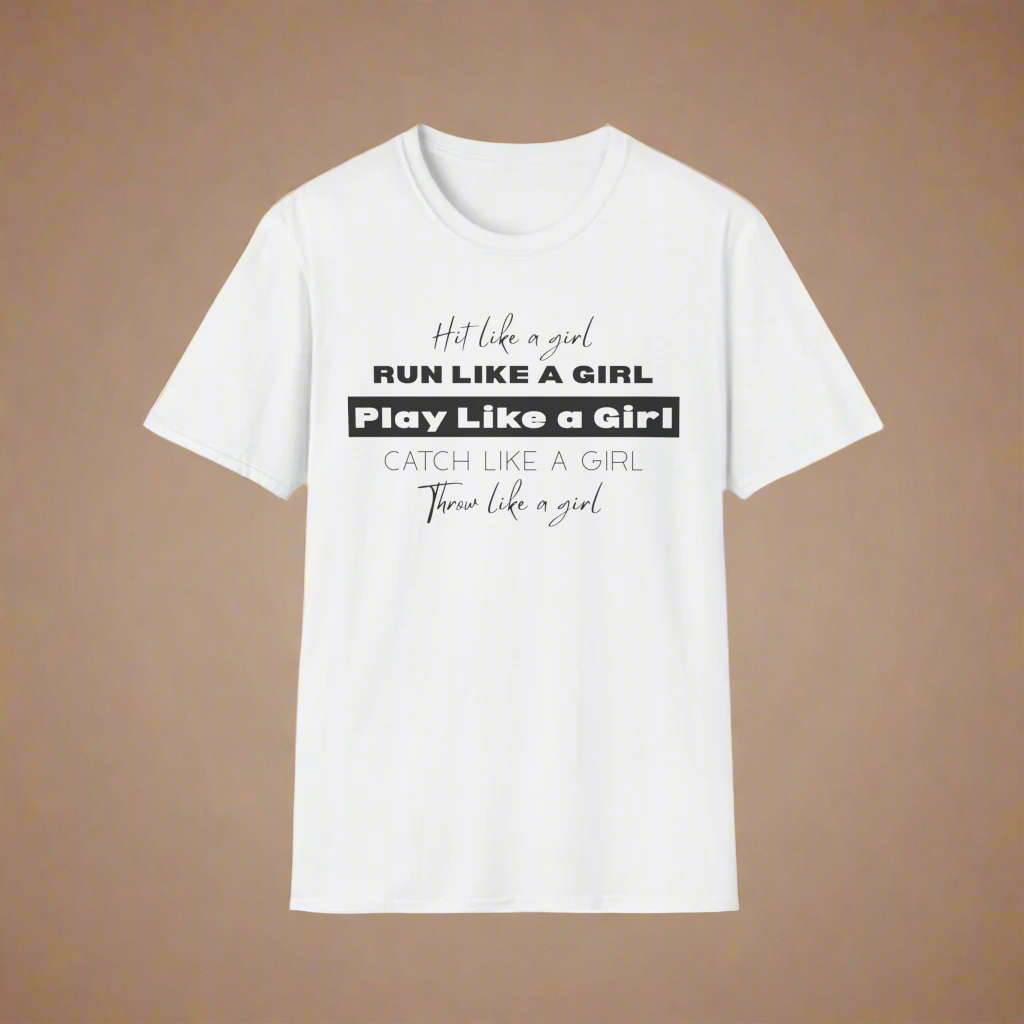 Hit Like a Girl Design - Empowerment T-Shirt - Athletic vibes, Empowering shirt, Feminism pride