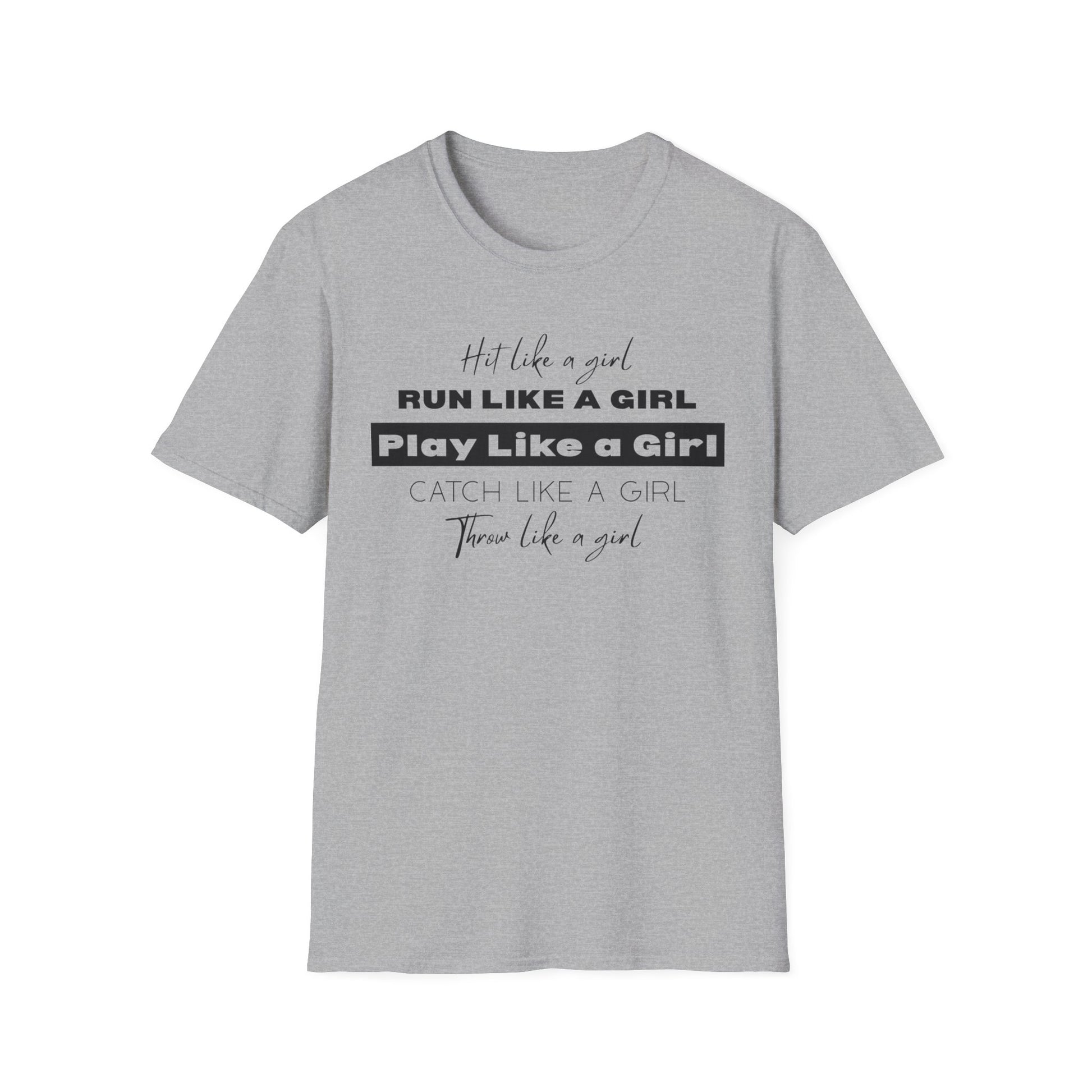 Hit Like a Girl Design - Empowerment T-Shirt - Athletic vibes, Empowering shirt, Feminism pride