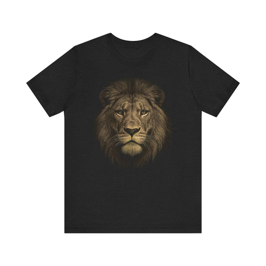 Lion Head Tee - Animal Print, Cool Tee, Gift for Her