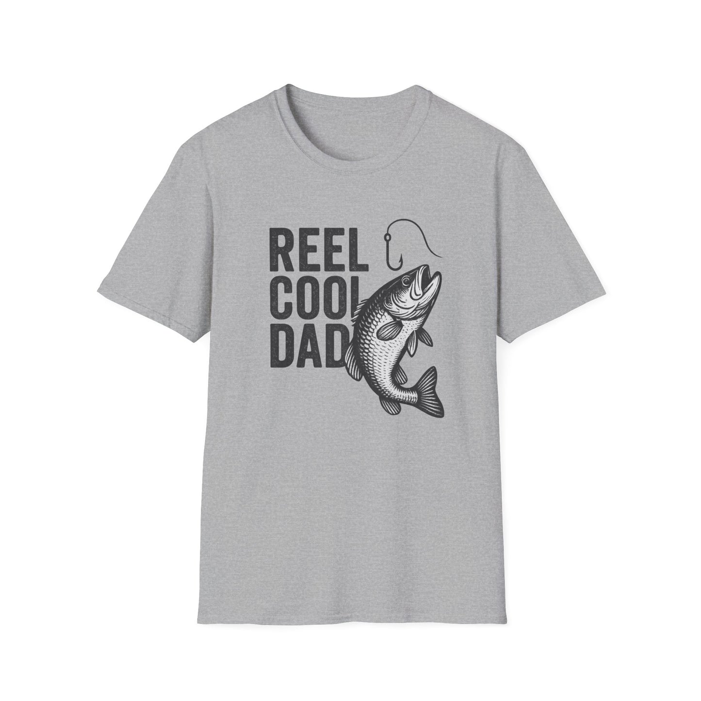 Reel Cool Dad Fishing T-Shirt, Father's Day Gift, Fishing Lover Shirt, Casual Tee for Dads, Outdoor Apparel - casual graphic tee, cool dad tee, Dad