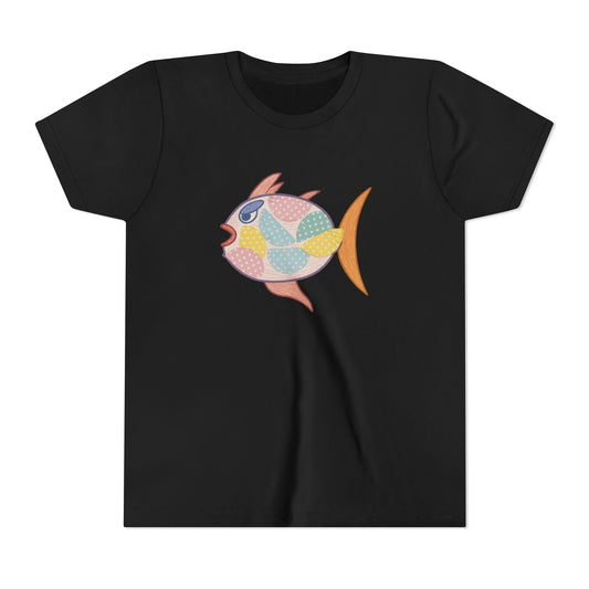 Kids Fish Graphic Tee - beach vibes, children clothing, fish graphic