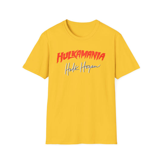 Hulkamania T-Shirt - Classic Sports Tee, Hulk Hogan Fan Tee, Hulk Hogan Shirt