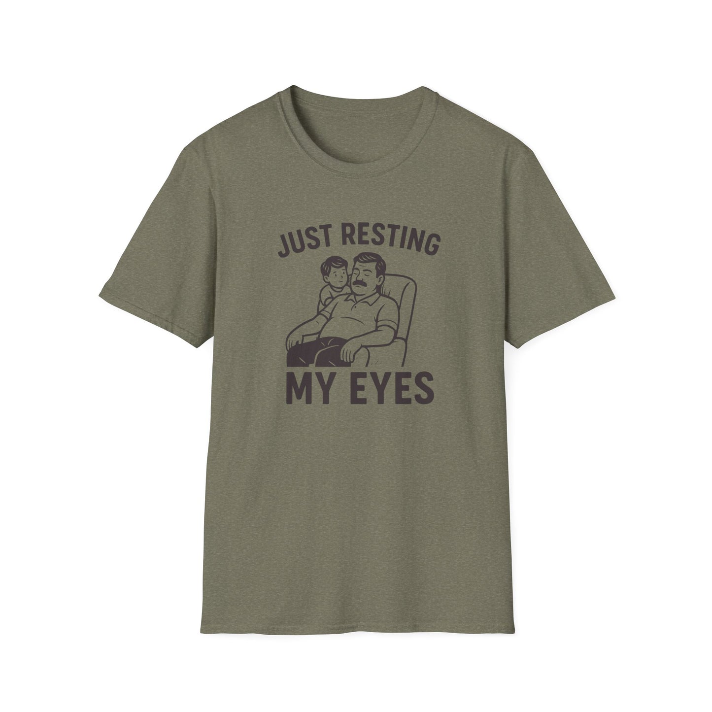 Classic Dad - Just resting my eyes - Casual Wear, Comfortable Tee, Cute Graphic