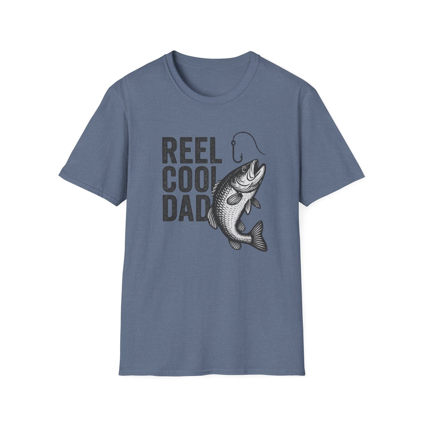 Reel Cool Dad Fishing T-Shirt, Father's Day Gift, Fishing Lover Shirt, Casual Tee for Dads, Outdoor Apparel - casual graphic tee, cool dad tee, Dad
