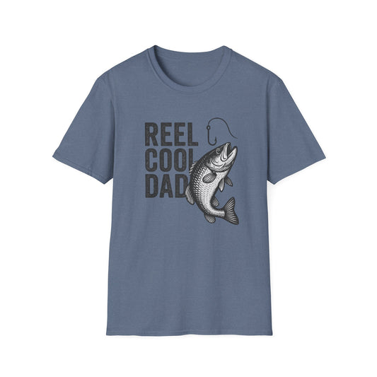 Reel Cool Dad Fishing T-Shirt, Father's Day Gift, Fishing Lover Shirt, Casual Tee for Dads, Outdoor Apparel - casual graphic tee, cool dad tee, Dad