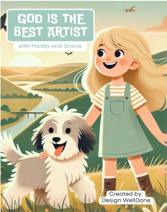 God is the Best Artist: A beautifully illustrated children’s book celebrating the wonder of creation (Click Amazon link)